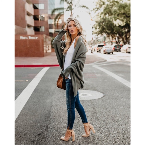 ✨LAST 1✨Sage Dolman Cardigan - Picture 7 of 8